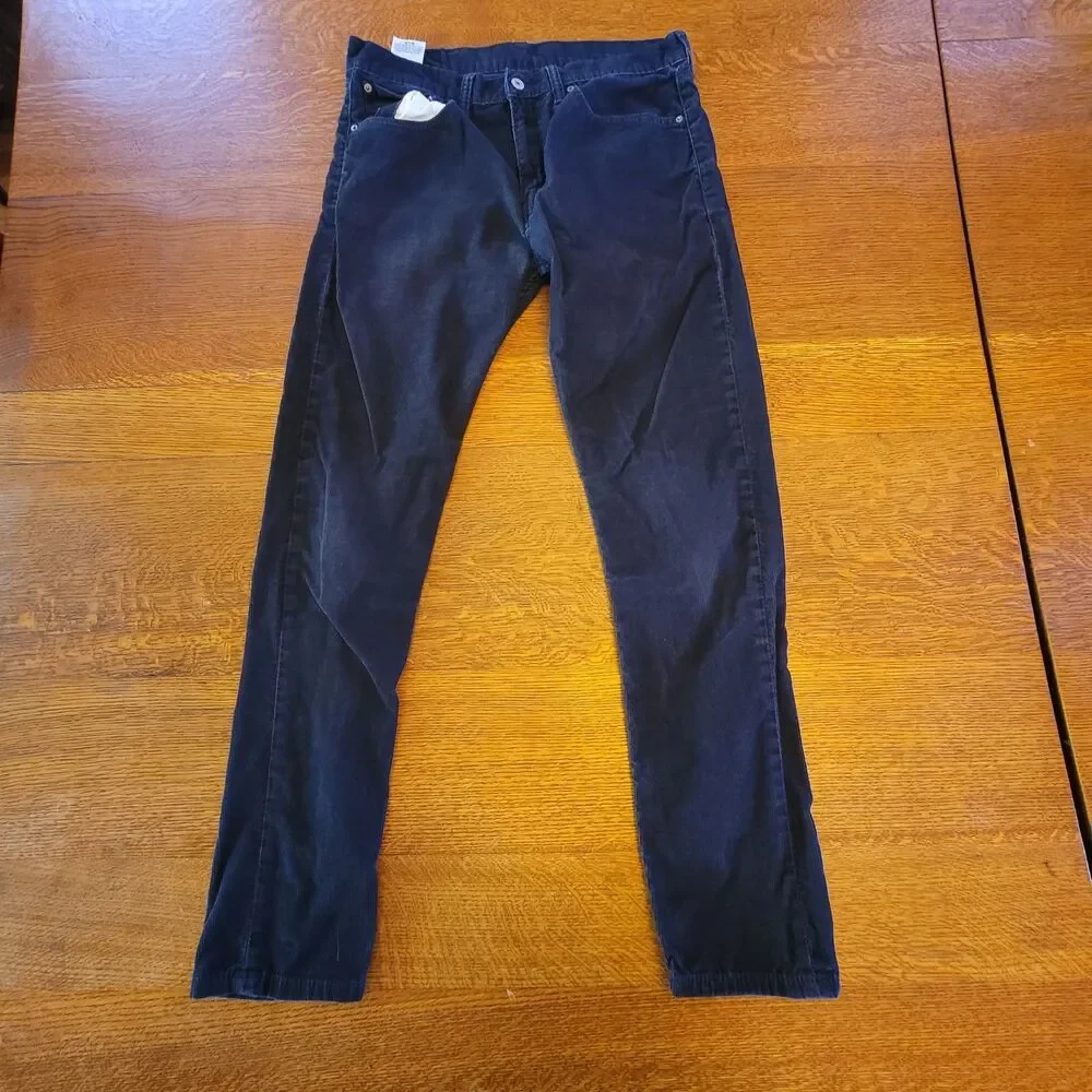 Levi's 508 Corduroy Jeans Dark Blue Straight Fit 32x32
